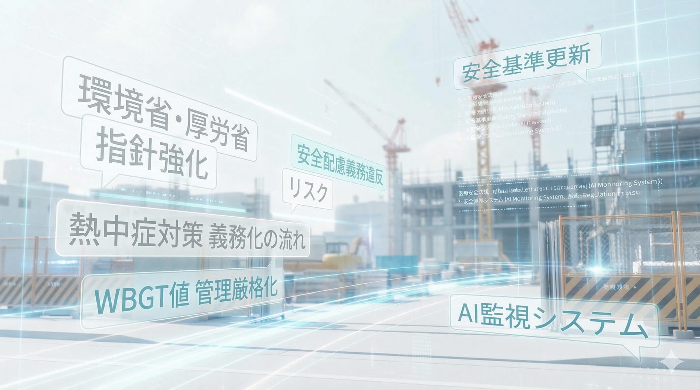 熱中症対策の義務化とは？企業と現場に求められることとはサムネイル